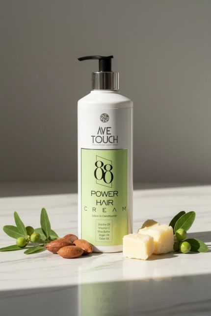 Ave Touch 88 Power Hair Cream – Keratin, Argan Yağı ve Biotin İçeren Saç Onarım Kremi